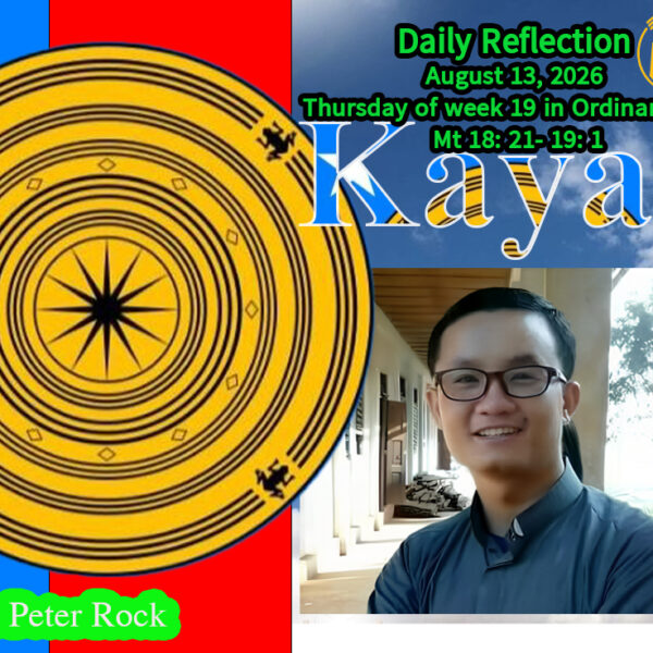 Daily Reflection For August 13, 2026